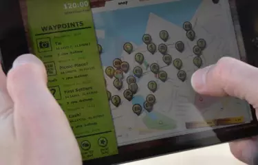Interaktive Tablet Rallye