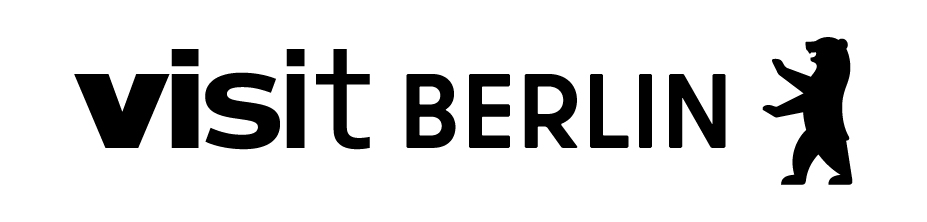 Logo with wordmark "visitBerlin" und Berlin Baer