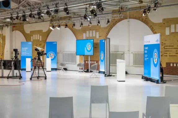 Ausgestattetes Studio in der STATION-Berlin