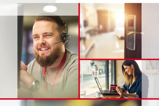 Kollage mit den verschiedenen Services von Interplan