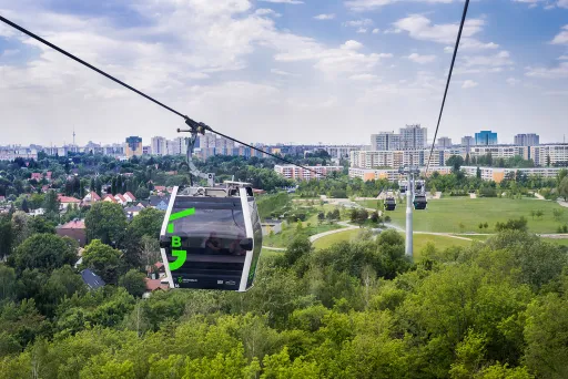Seilbahn über die Gärten der Welt