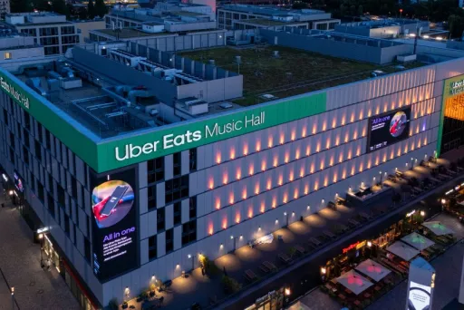 Uber Eats Music Hall Außenansicht 