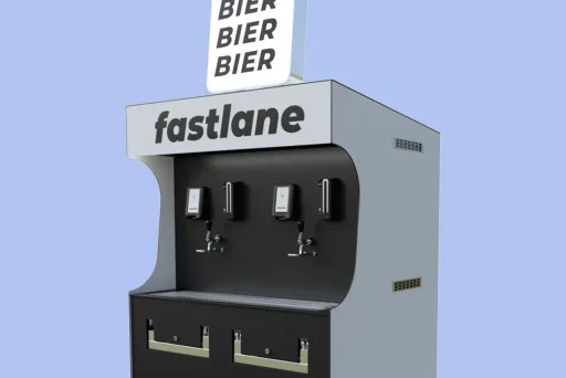 Bild vom Selbstzapf-Automat "fastlane flex"
