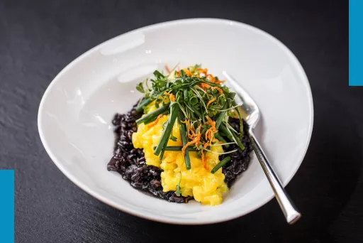 Meeting Guide Berlin, Eventdienstleister Catering, Fuchs + Gans, Risotto