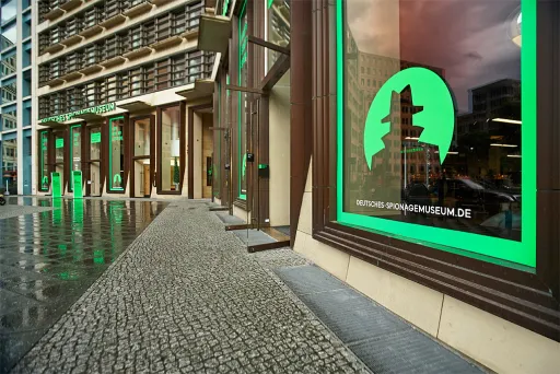 Meeting Guide Berlin, Deutsches Spionage Museum, Außenansicht, Eingang