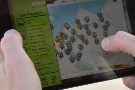 Interaktive Tablet Rallye