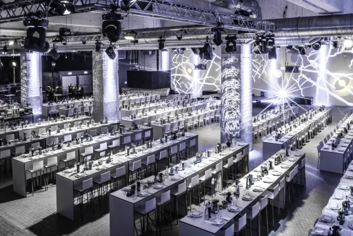 Bankettbestuhlung 500 Gäste