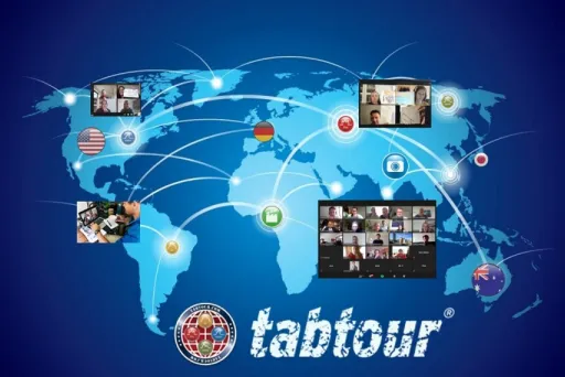 Remote Teambuilding Berlin tabtour Event Weltkarte Online