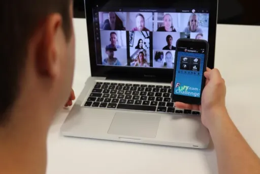 Remote Fun Team Challenge Notebook Smartphone App