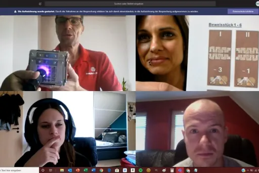 Remote Teambuilding Berlin Videokonferenz Rätsel Team Untersuchung Krimi