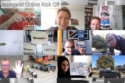 Remote Teambuilding Berlin Videokonferenz Team Aufgaben Digital Event