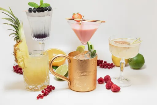  verschiedene Cocktails