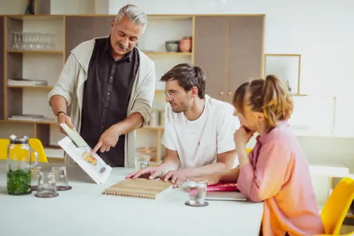 Das Golden Box Team erarbeitet ein Konzept