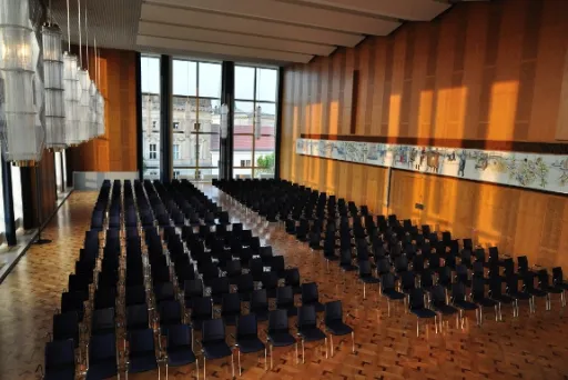 Auditorium Maximum - on the 2nd floor with a view of the castle and TV tower