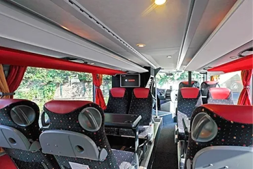 Meeting Guide Berlin, BEX Charter Berlin, Reisebus, Buscharter, Innenansicht