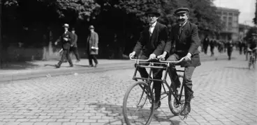 Zweisitziges Fahrrad eines Berliner Konstrukteurs, 1919