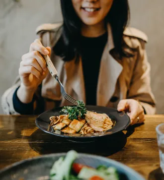 verschieden Bilder zum Thema Essen und Trinken