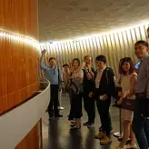 Participants of the China FamTrip 2019 in the Berlin TV Tower