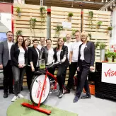 BCO Team with Smoothie Bike at IMEX Frankfurt Booth 2019