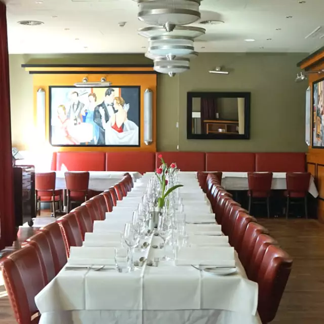 Blog BerlinMeetings, BCO unterwegs in Berlin Mitte, Location Brasserie am Gendarmenmarkt, Bankettbestuhlung