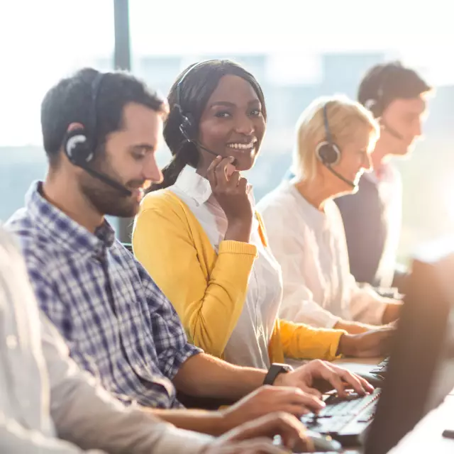 Call Center Mitarbeiter 