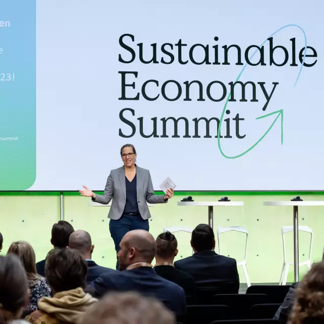 Speaker beim Sustainable Economy Summit