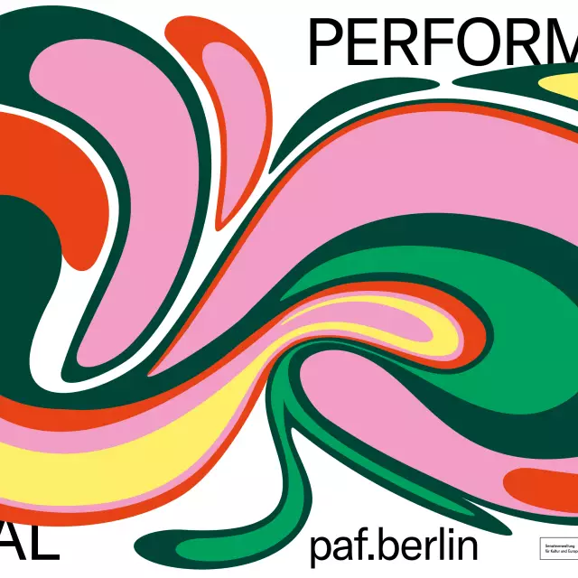 Key visual, Performing Arts Festival Berlin (PAF) 2023