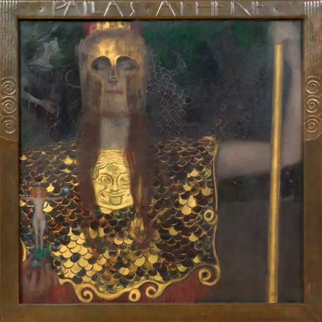 Secessionen. Klimt, Stuck, Liebermann, 23. Juni – 22. Oktober 2023, Alte Nationalgalerie: Gustav Klimt, Pallas Athene, 1898