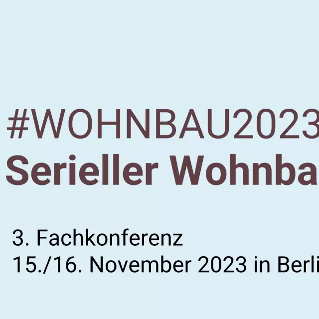 Serieller Wohnbau 2023 Banner