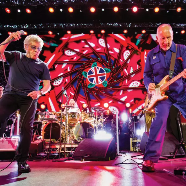 The Who perform at Wembley Stadium, England, 2019.