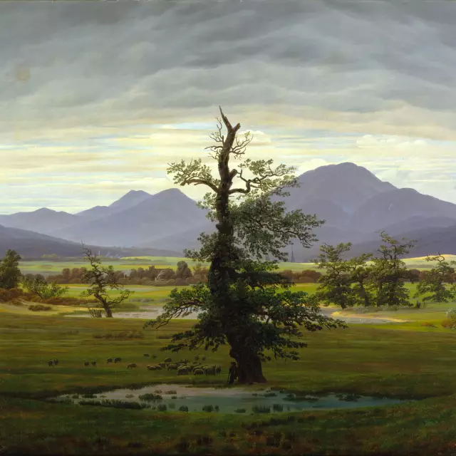 Caspar David Friedrich Der einsame Baum, 1822