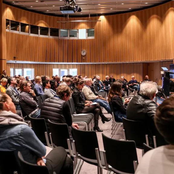 Creative Tech Summit im Großen Vortragssaal im Ludwig Erhard Haus Berlin