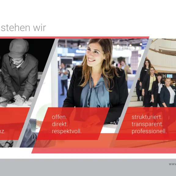 Eine Grafik, auf der die Werte von der Agentur Interplan abgebildet sind