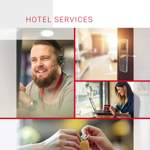 Kollage mit den verschiedenen Services von Interplan