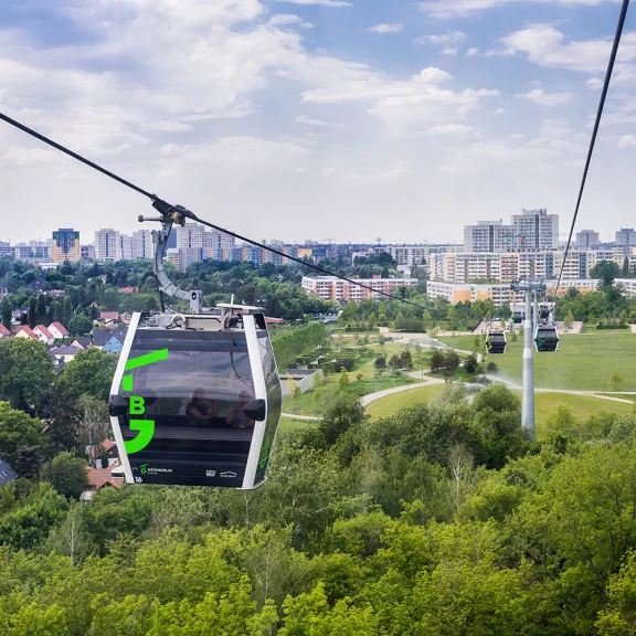 Seilbahn über die Gärten der Welt