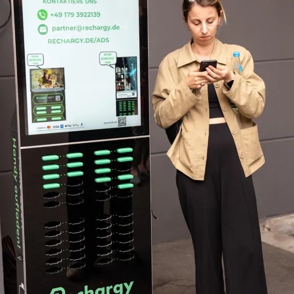 Rechargy Handyladestation für Events