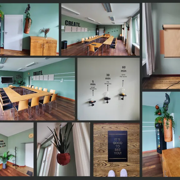 Moodboard der Tagungsräume