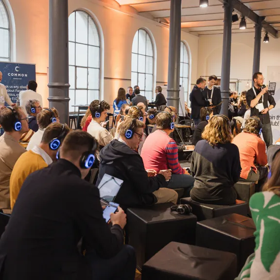 Magazin in der Häckesbäckerei Tech Summit Silent Stage