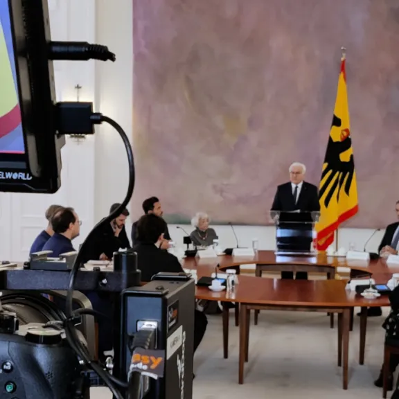 Ansprache des Bundespräsidenten im Schlosse Bellevue, übertragen von easylivestream