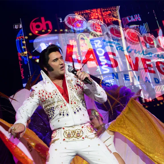 Meeting Guide Berlin, Tagungshotel Berlin, Estrel Berlin, Stars in Concert, Elvis Presley Double