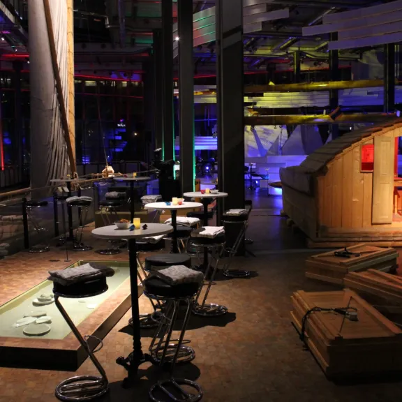 Deutsches Technikmuseum Empfang in der Schifffahts-Ausstellung