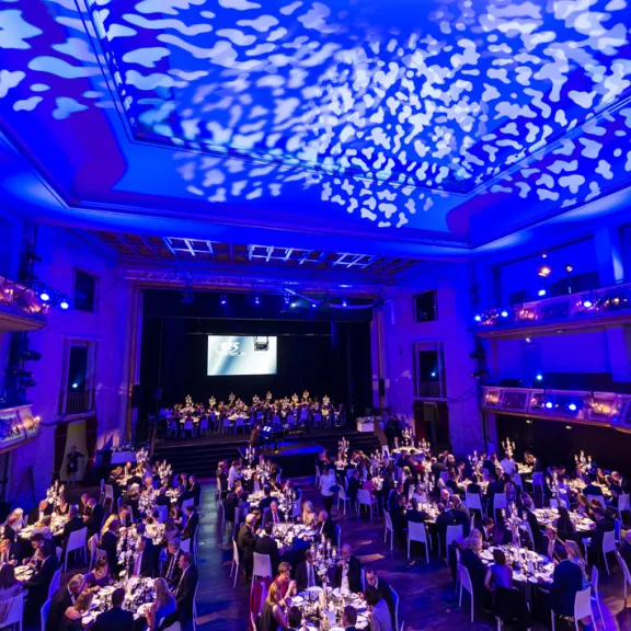 Galadinner im großen Theatersaal