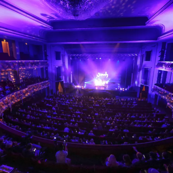 Bühnenshow zur Fashion Week
