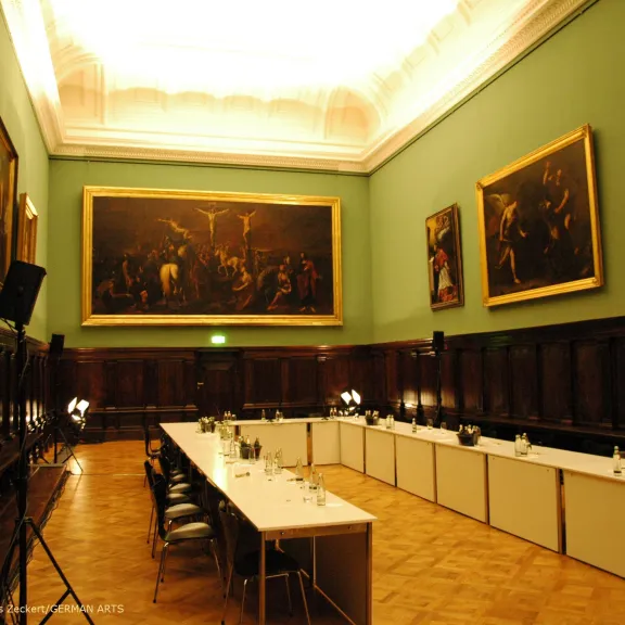Gobelinsaal im Bode-Museum (Beispielbestuhlung)