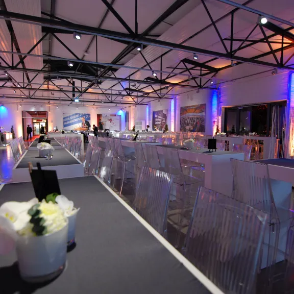 Deutsches Technikmuseum Dinner in Halle 5 & 6 in der Ladestraße 