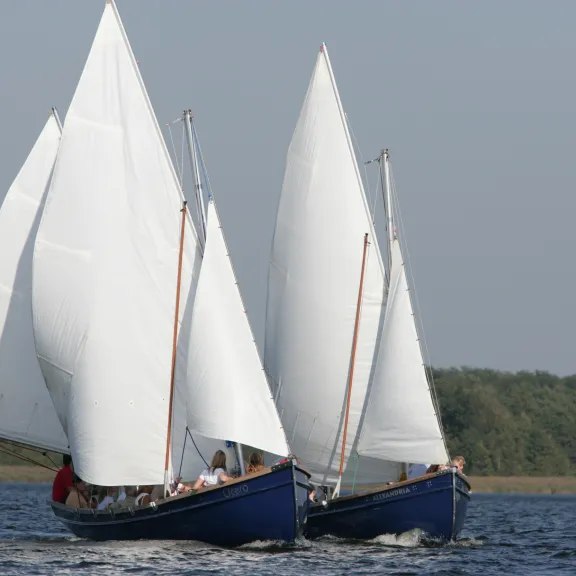 Meeting Guide Berlin Teamgeist Zwei Segelboote auf dem See
