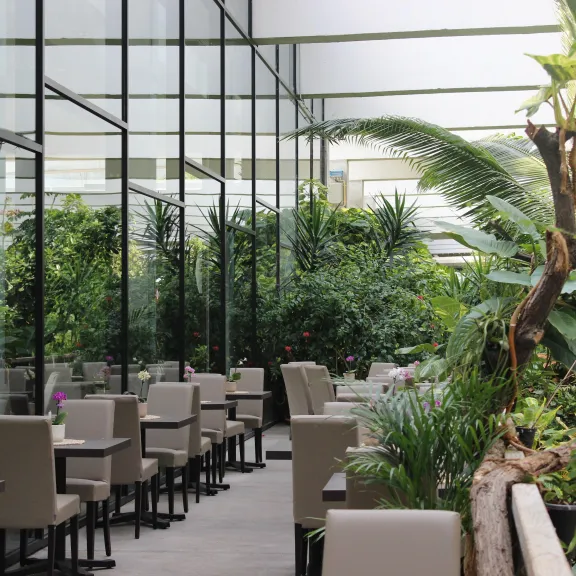 Restaurant Urwaldblick, Biosphäre Potsdam, Location