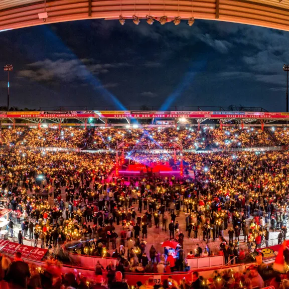 Stadioninnenraum Konzert