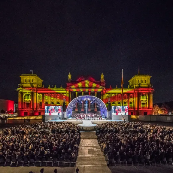N&M als Technikdienstleiter beim Tag der deutschen Einheit