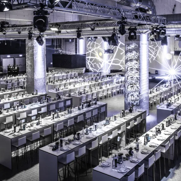 Bankettbestuhlung 500 Gäste